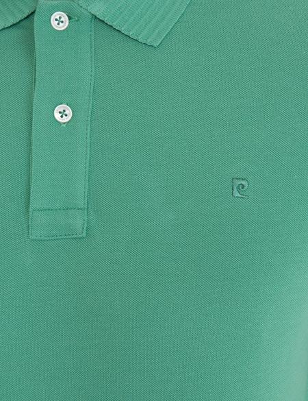 Yeşil Slim Fit Basic Tişört - 50232382157