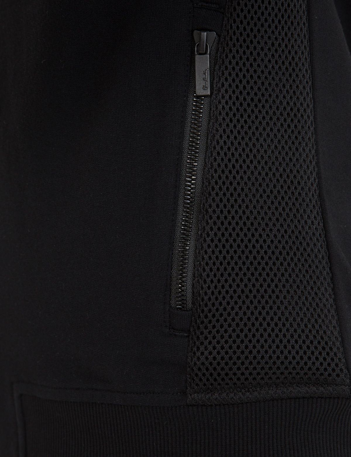 Siyah Standart Fit Kapüşonlu Sweatshirt - 50233278077