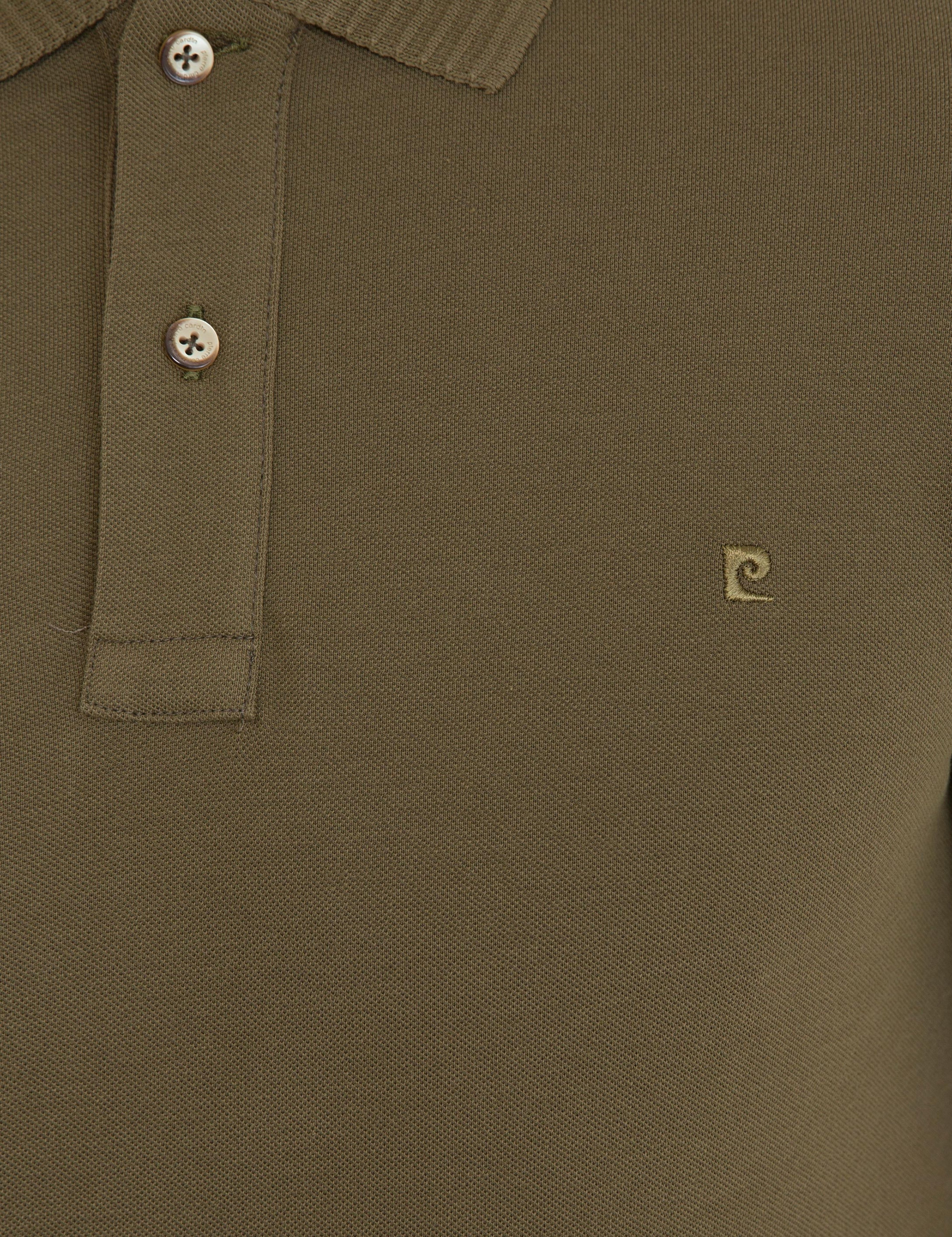 Açık Haki Slim Fit Basic Tişört - Image 5
