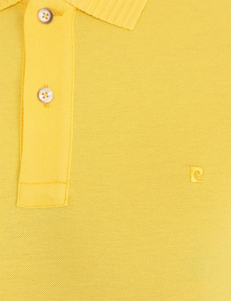 Sarı Slim Fit Basic Tişört - 50232382177