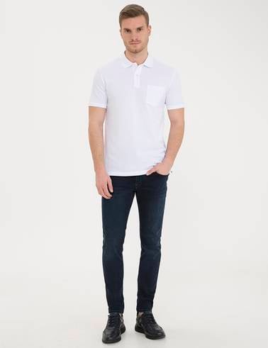 Beyaz Regular Fit Basic Tişört
