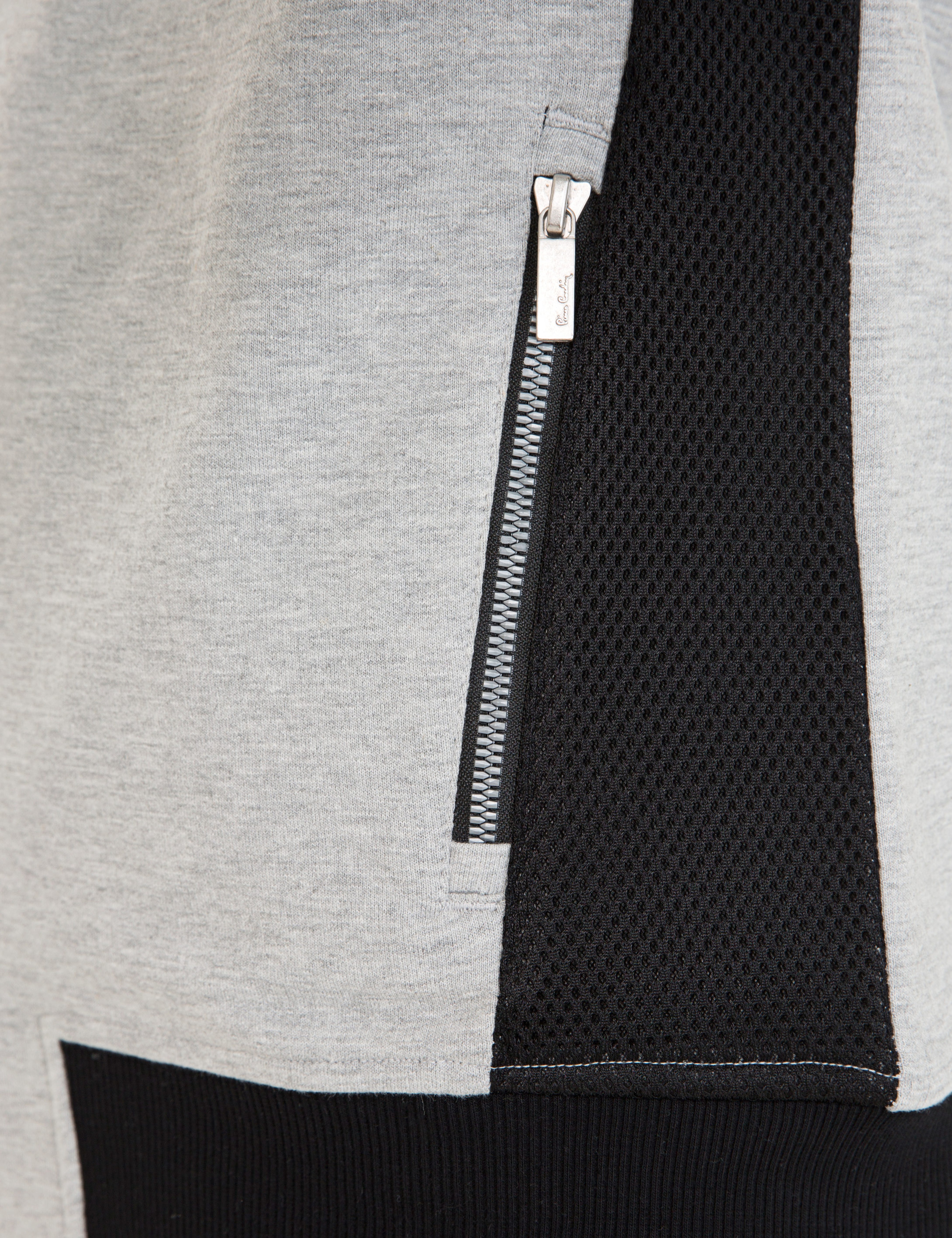 Gri Melanj Standart Fit Kapüşonlu Sweatshirt - Image 6