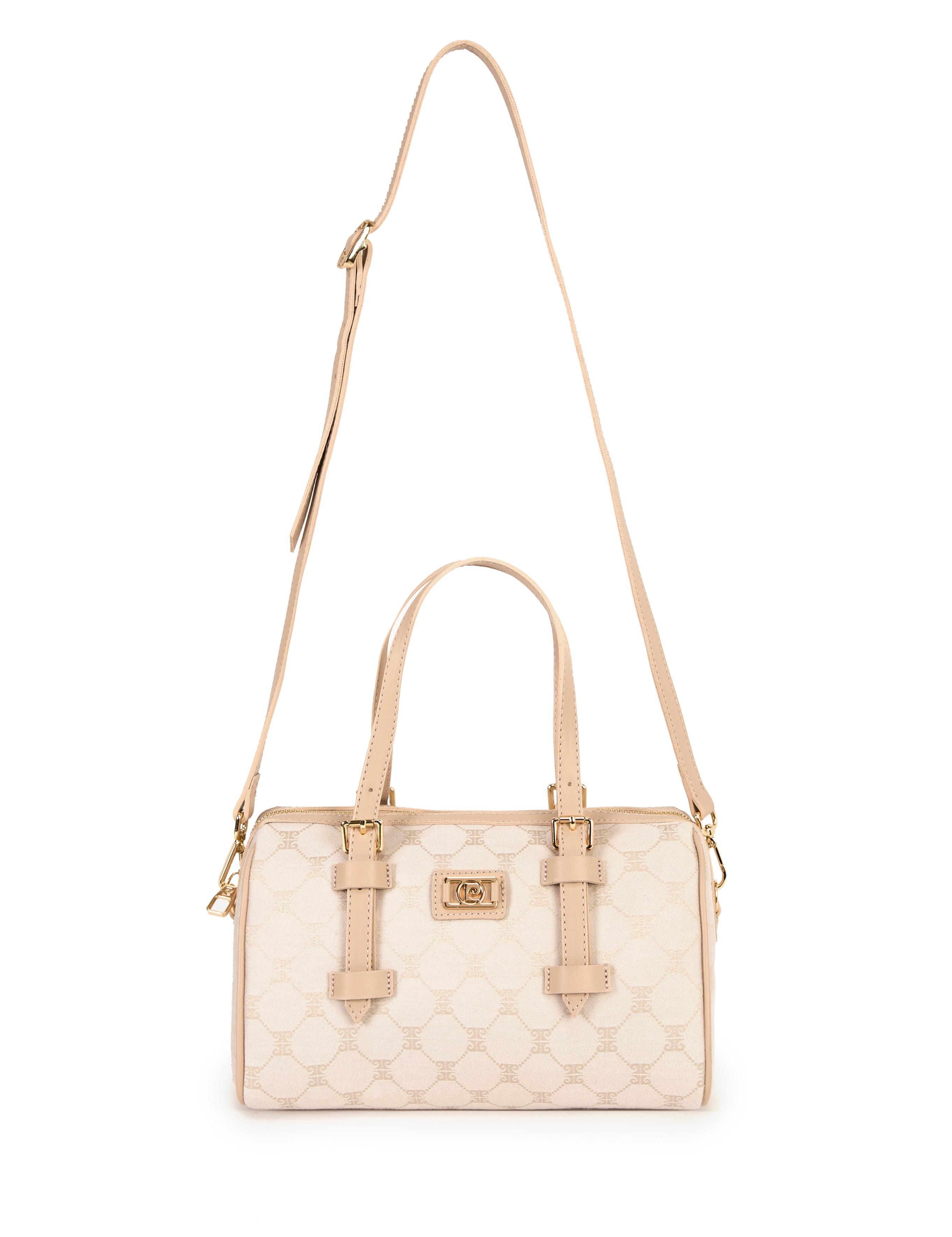 Bej Uzun Askılı Kol Çantası