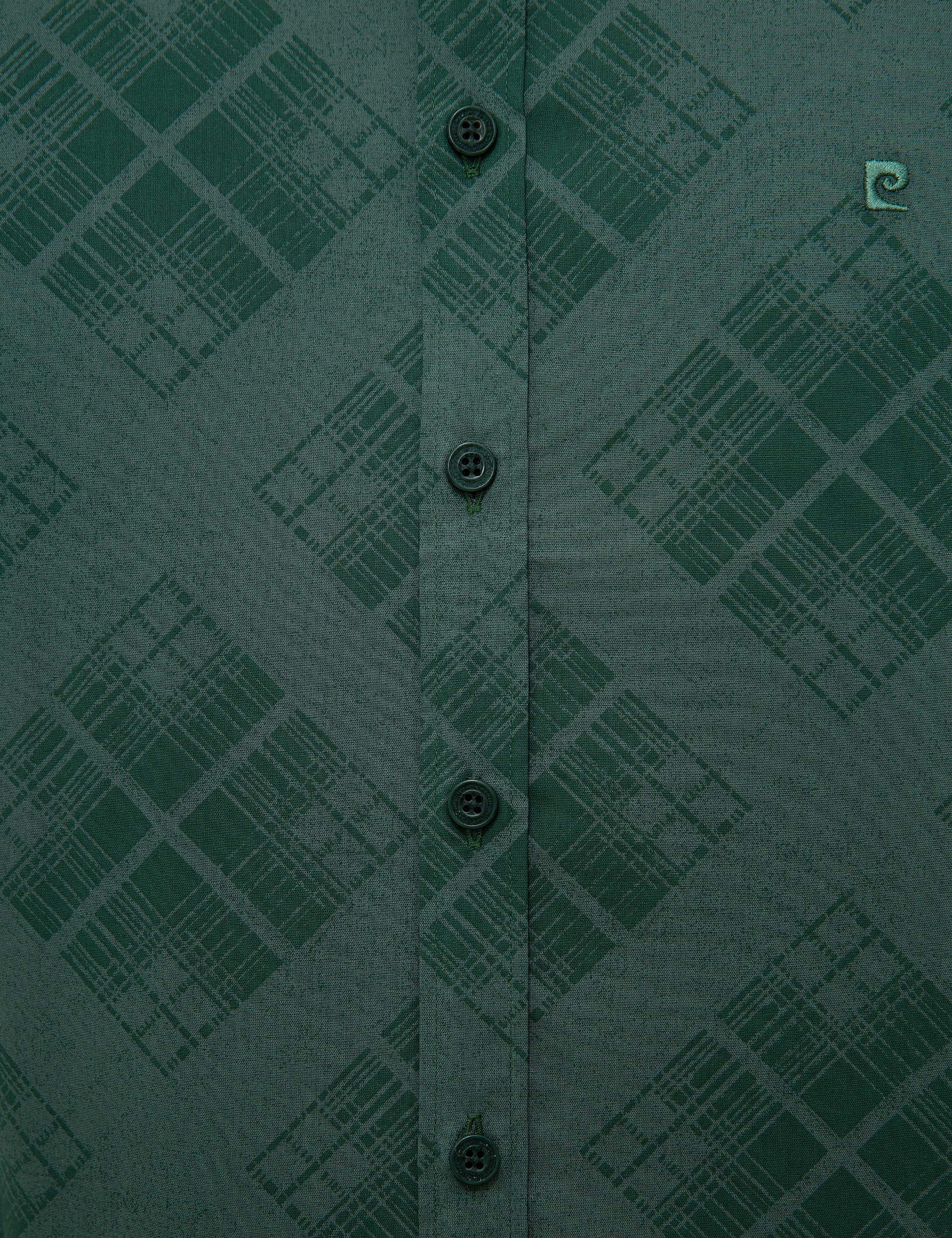 Yeşil Slim Fit Gömlek - Image 6