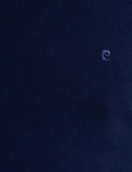 Lacivert Slim Fit Basic Kazak - 50194204043