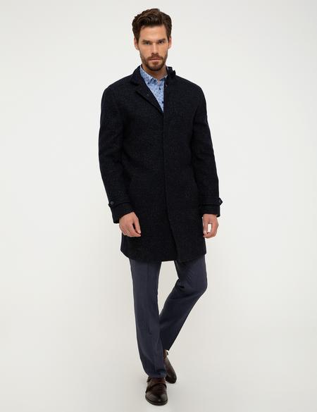 Lacivert Ex.Slim Fit Palto - 50194438029
