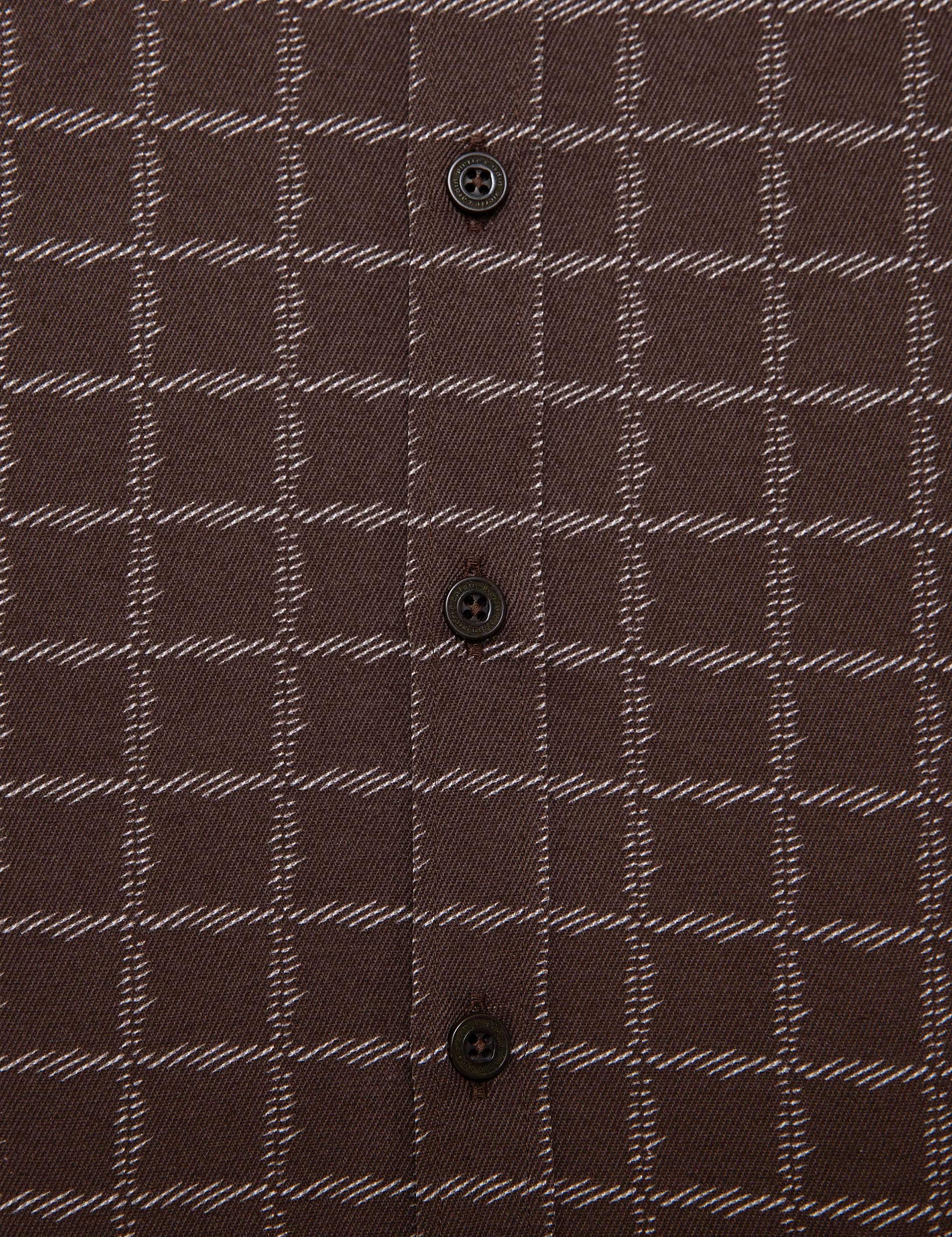 Kahverengi Regular Fit Gömlek