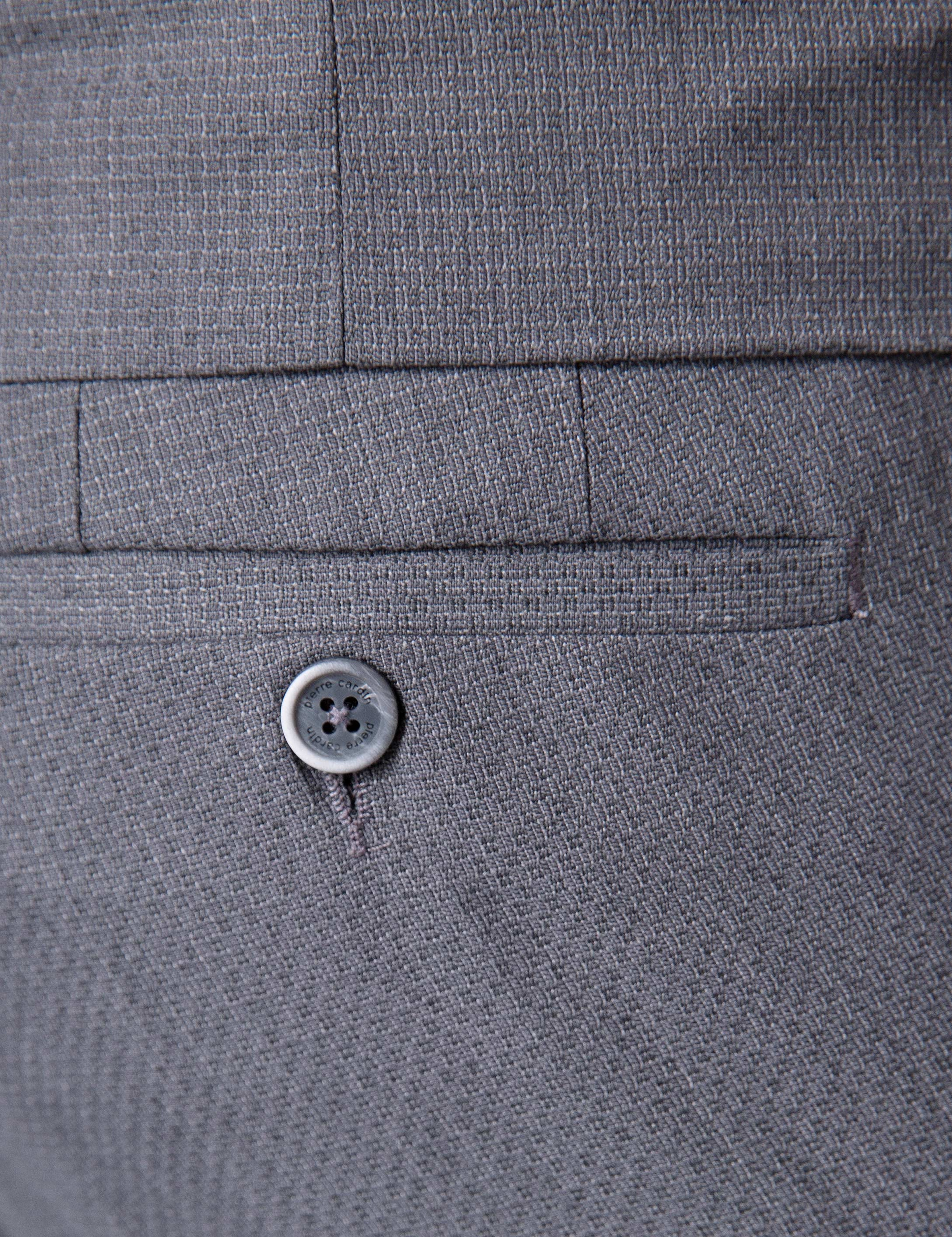 Gri Slim Fit Takım Elbise - Image 5