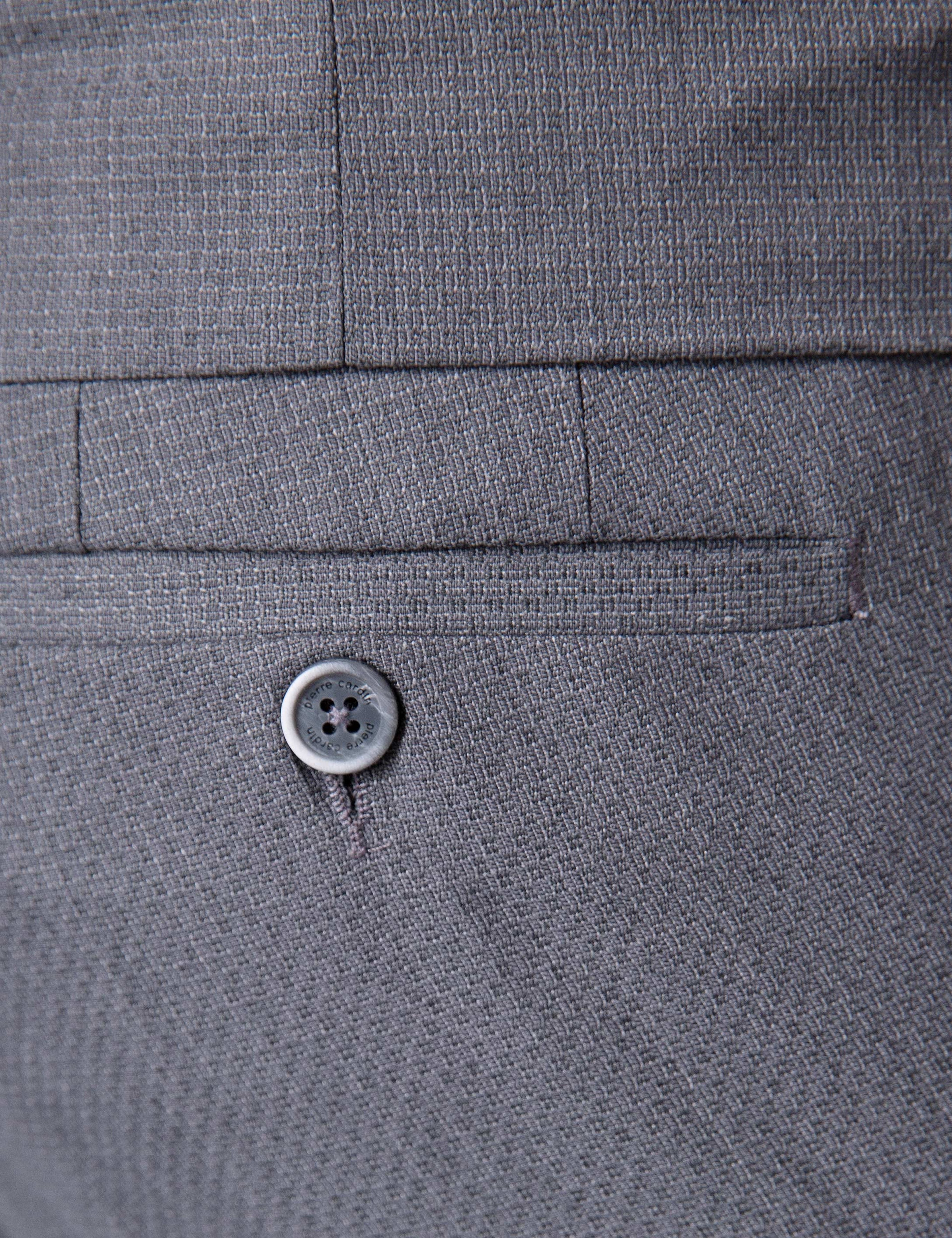 Gri Slim Fit Takım Elbise