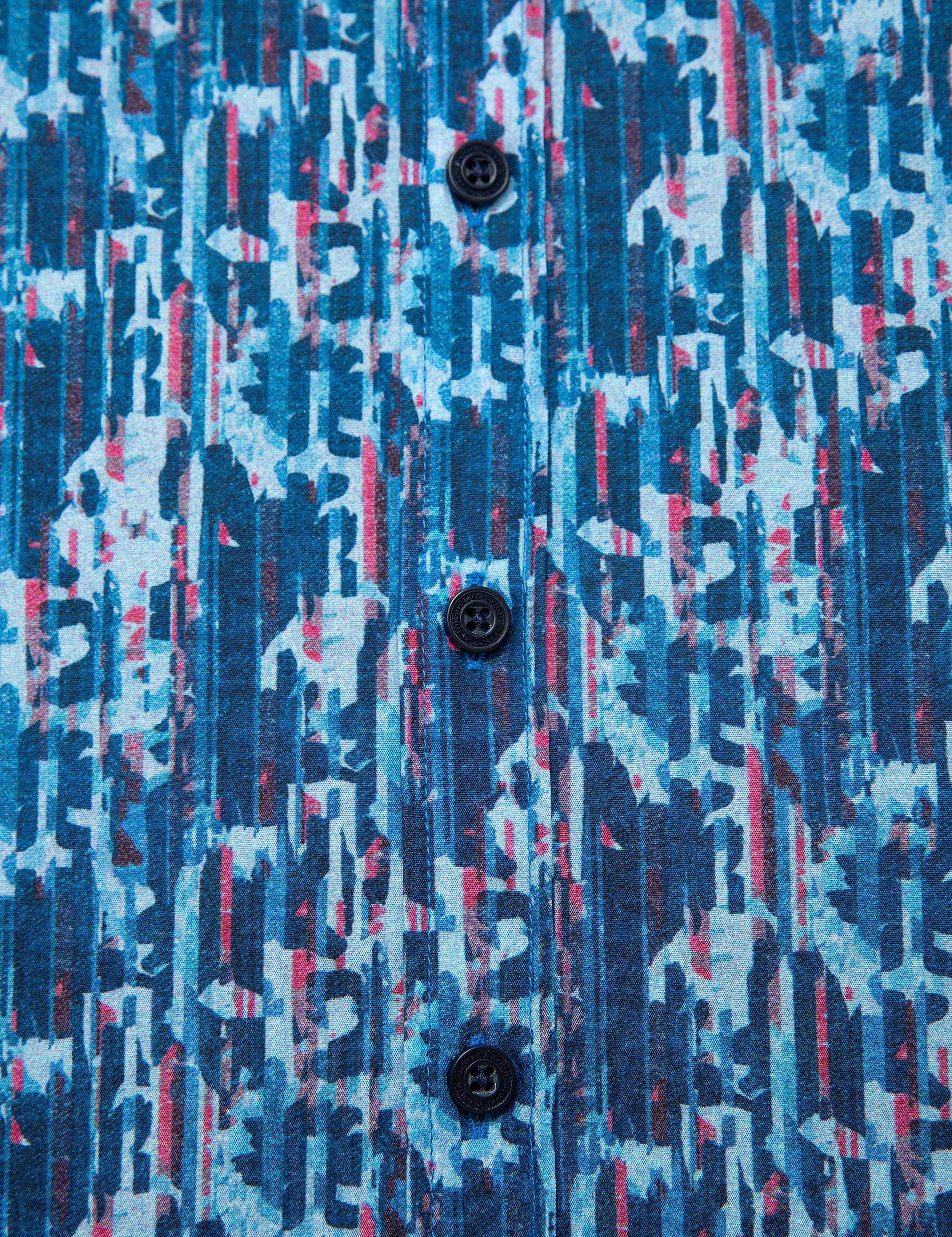 Mavi Slim Fit Gömlek