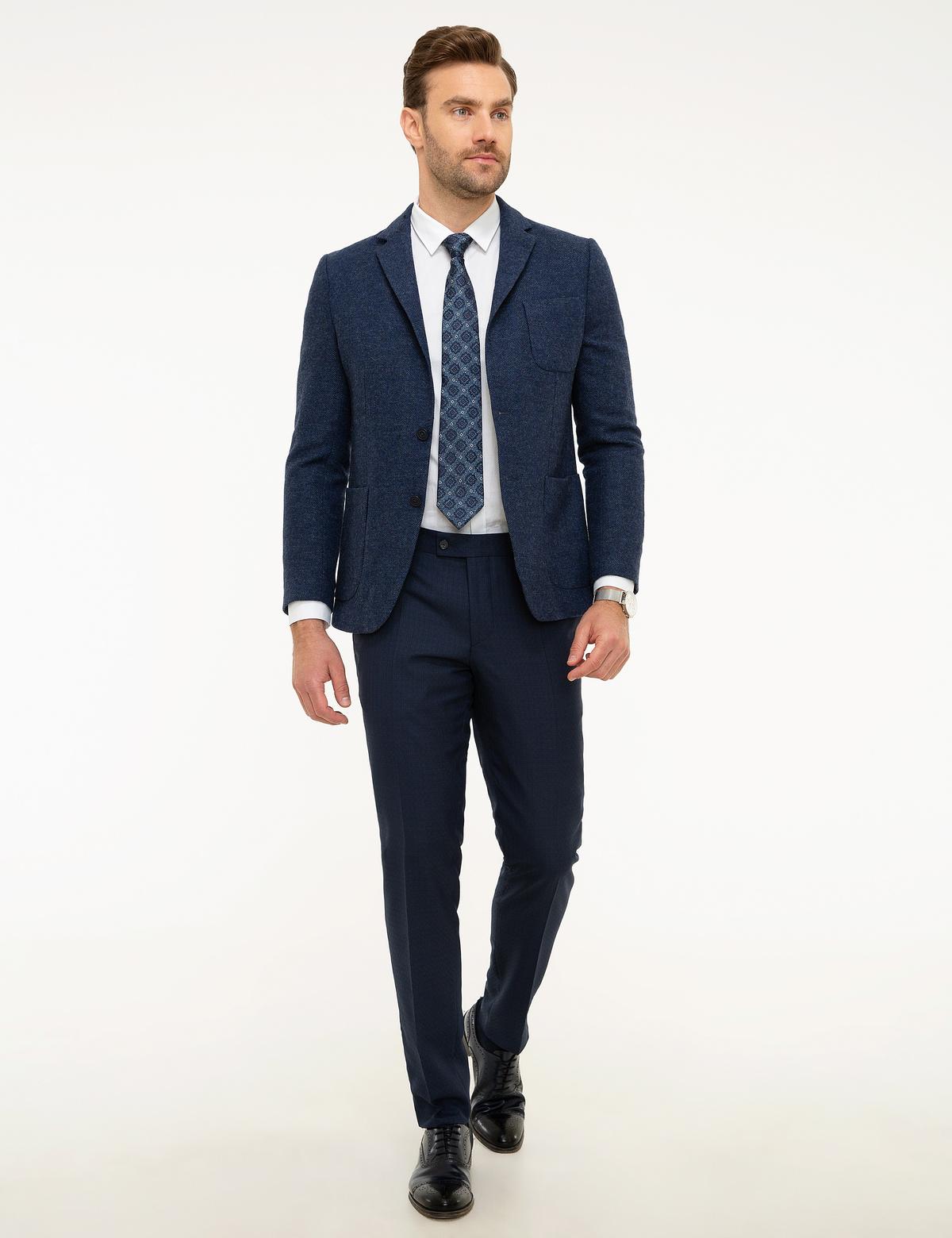 Açık Lacivert Ekstra Slim Fit Ceket - 50194621008