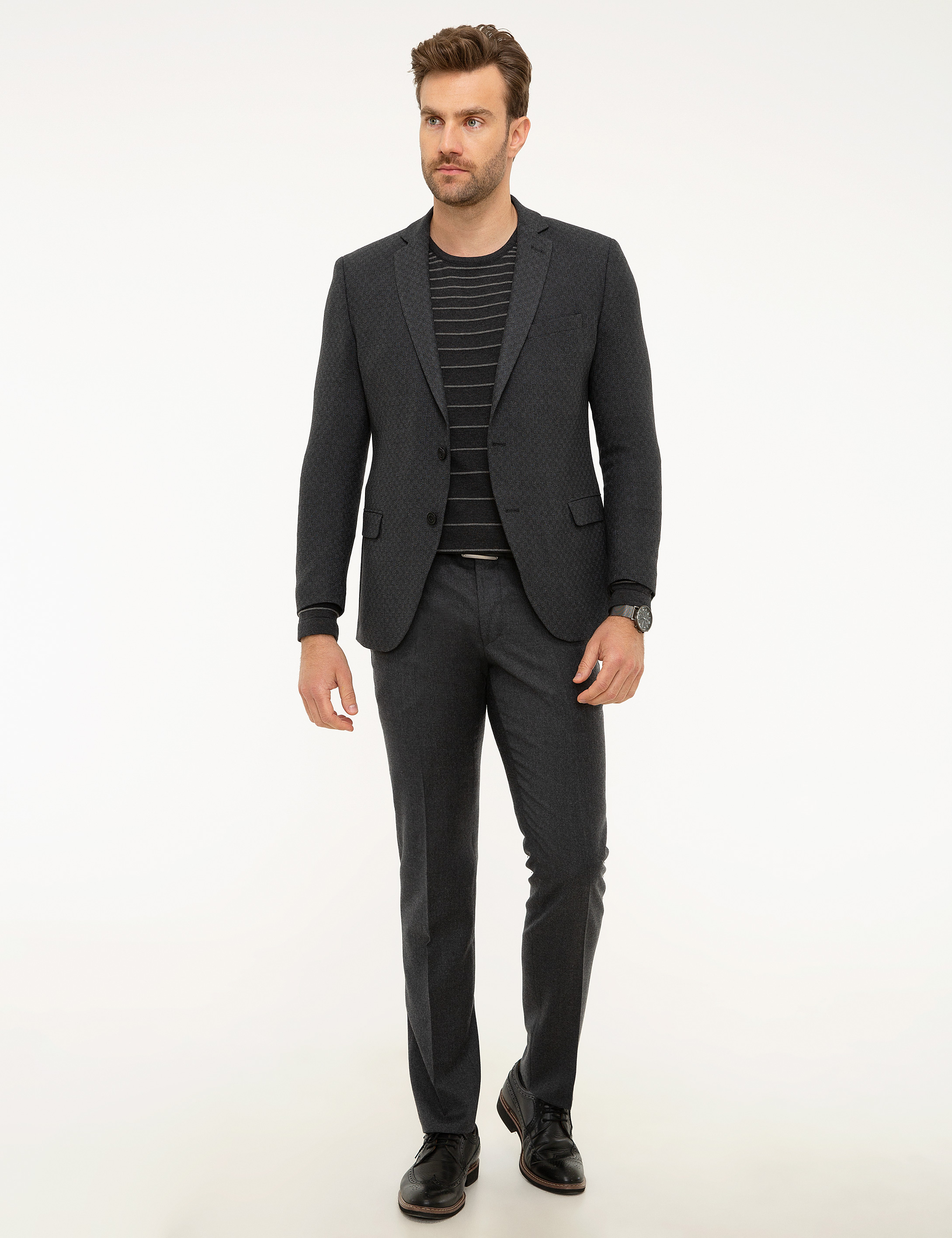Füme Eksta Slim Fit Ceket