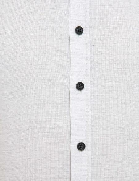 Açık Gri Slim Fit Gömlek - 50194514001