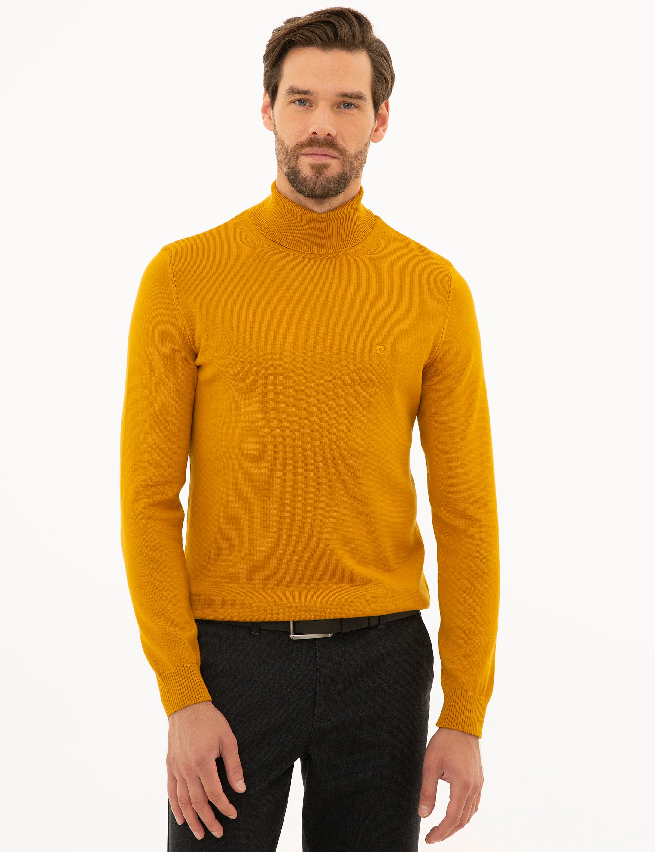 Safran Slim Fit Balıkçı Yaka Basic Triko Kazak