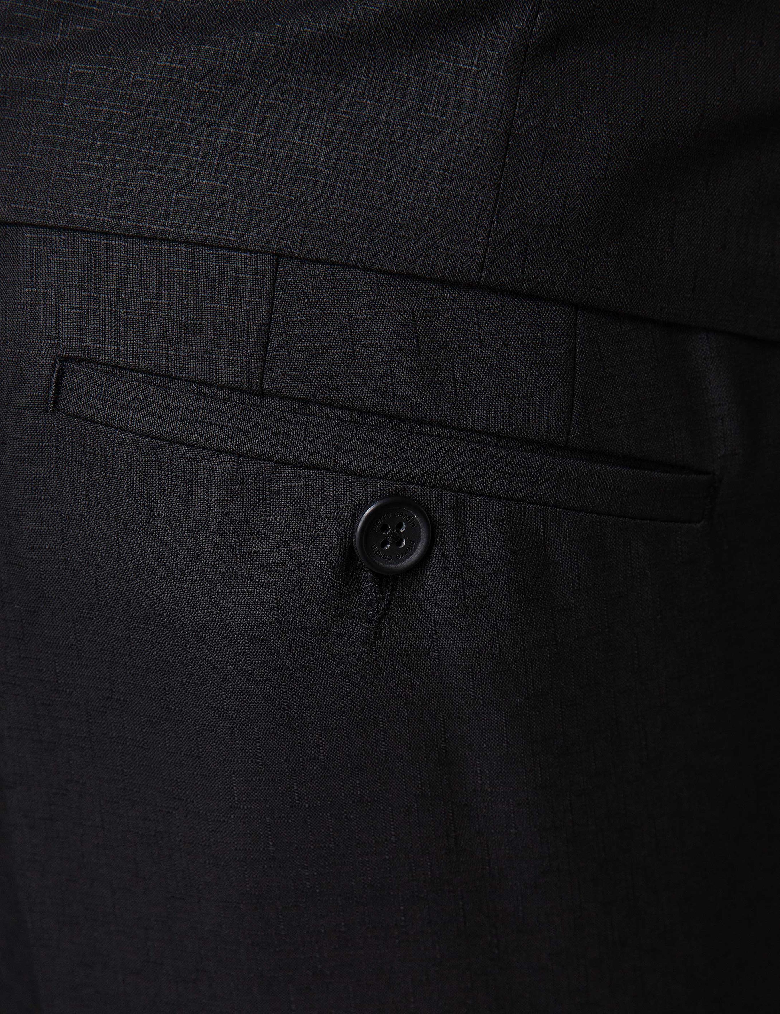 Siyah Slim Fit Takım Elbise