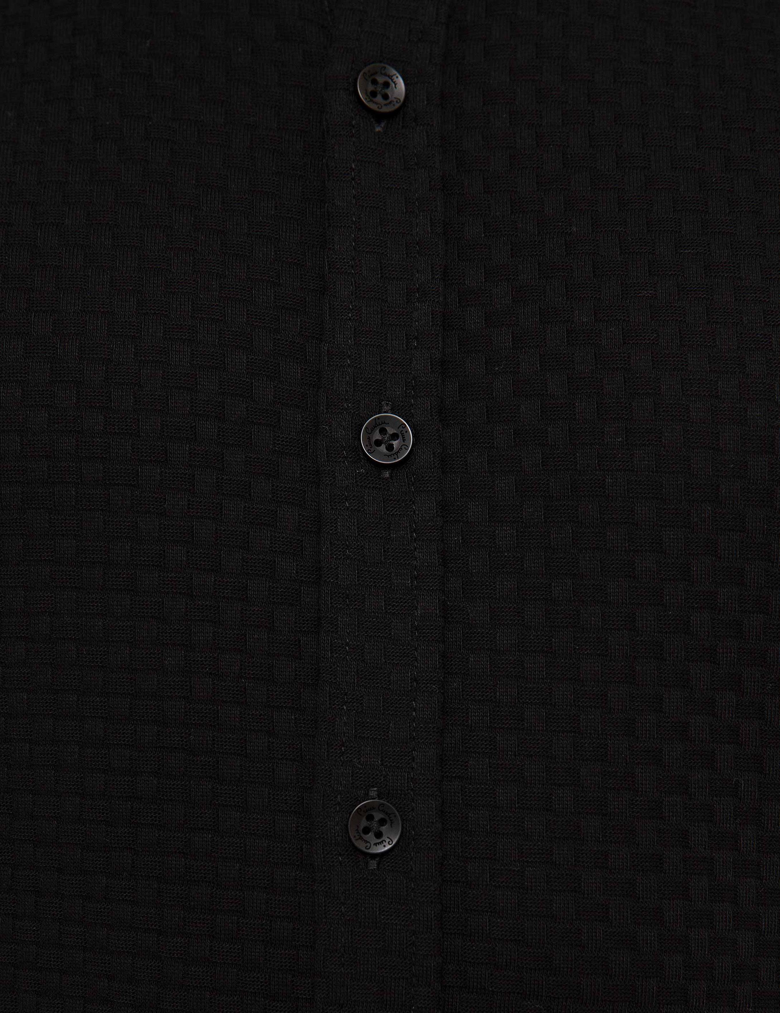 Siyah Slim Fit Polo Yaka T-Shirt