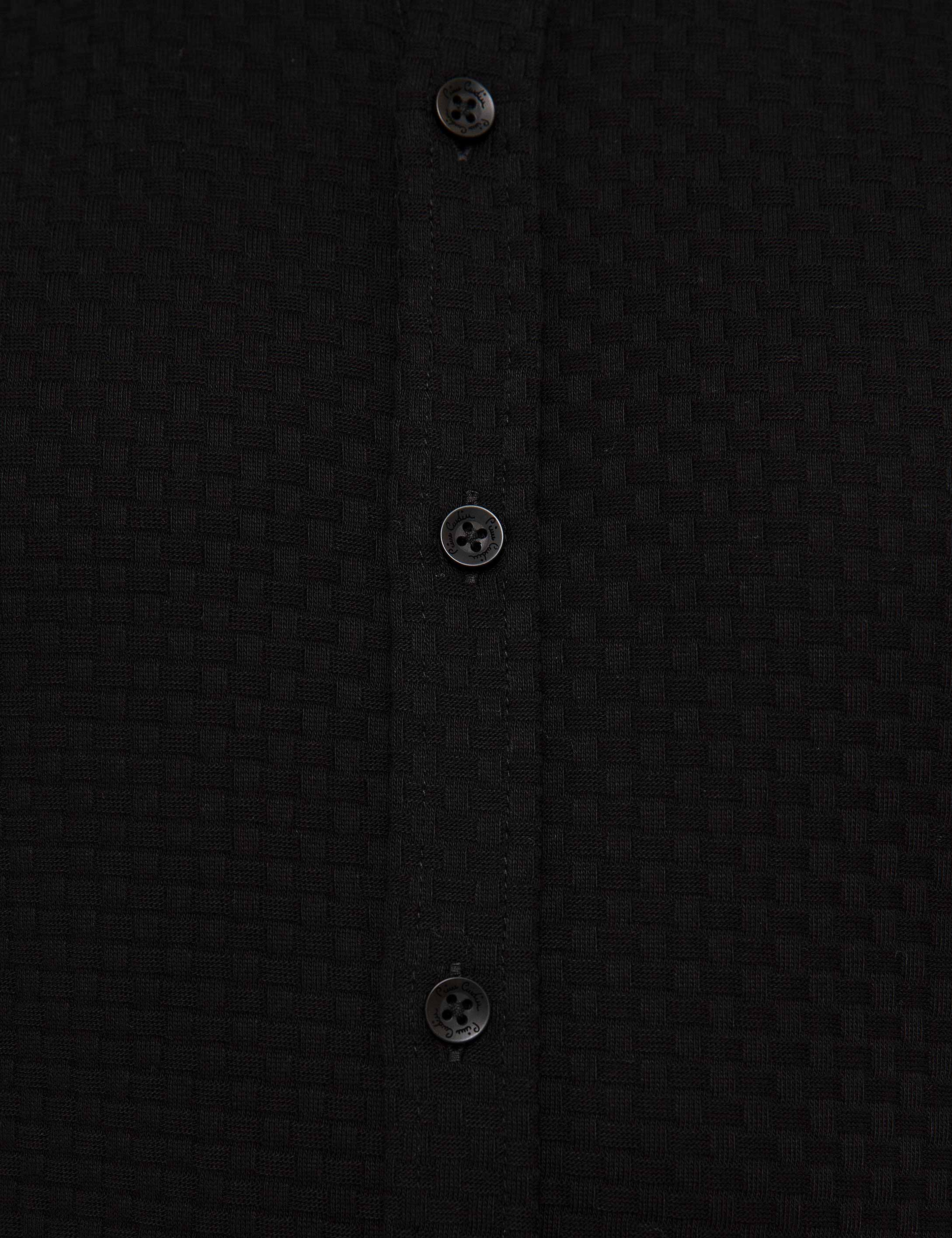 Siyah Slim Fit Polo Yaka T-Shirt