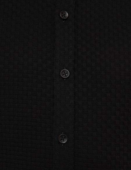 Siyah Slim Fit Polo Yaka T-Shirt - 50202654021