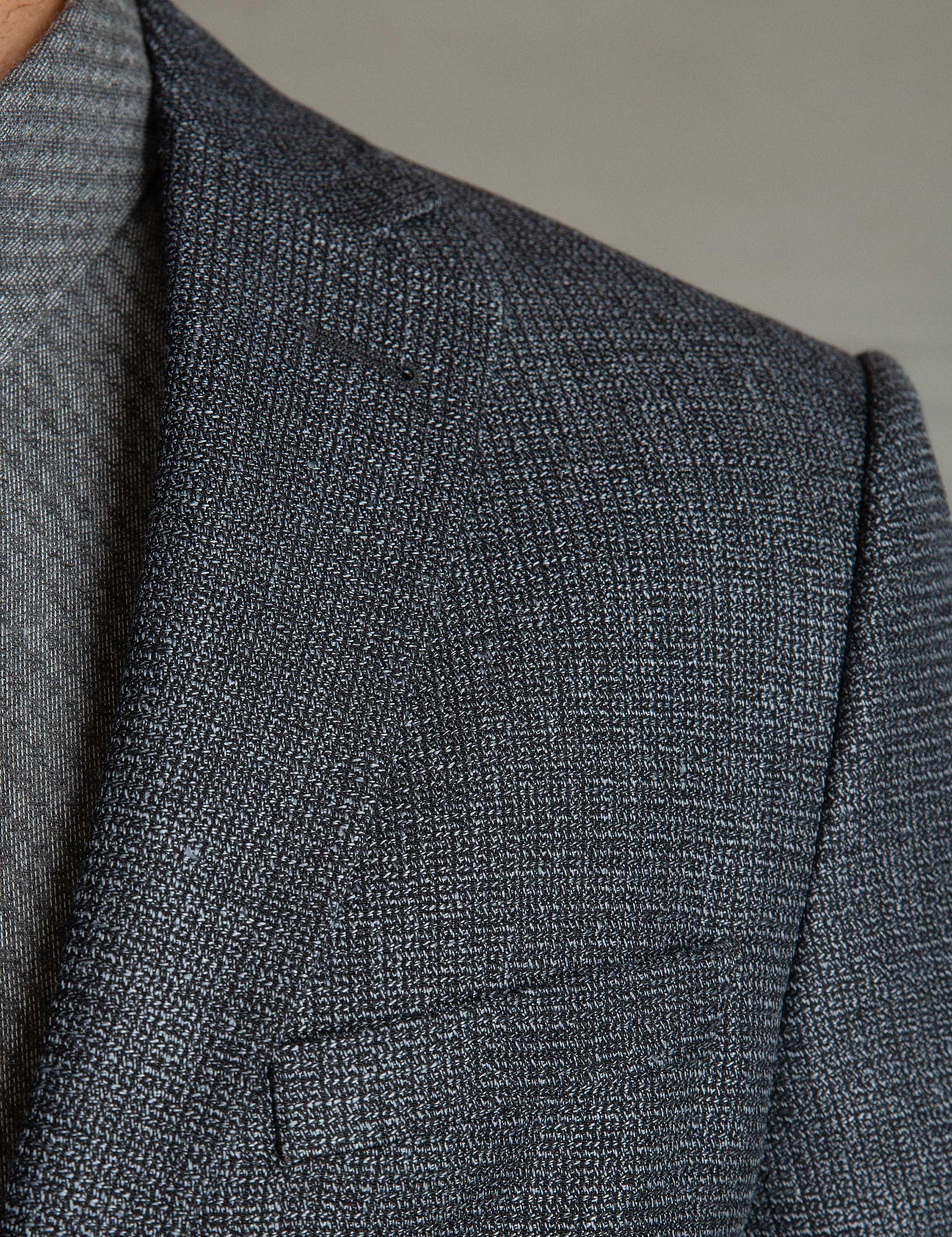 Füme Slim Fit Ceket