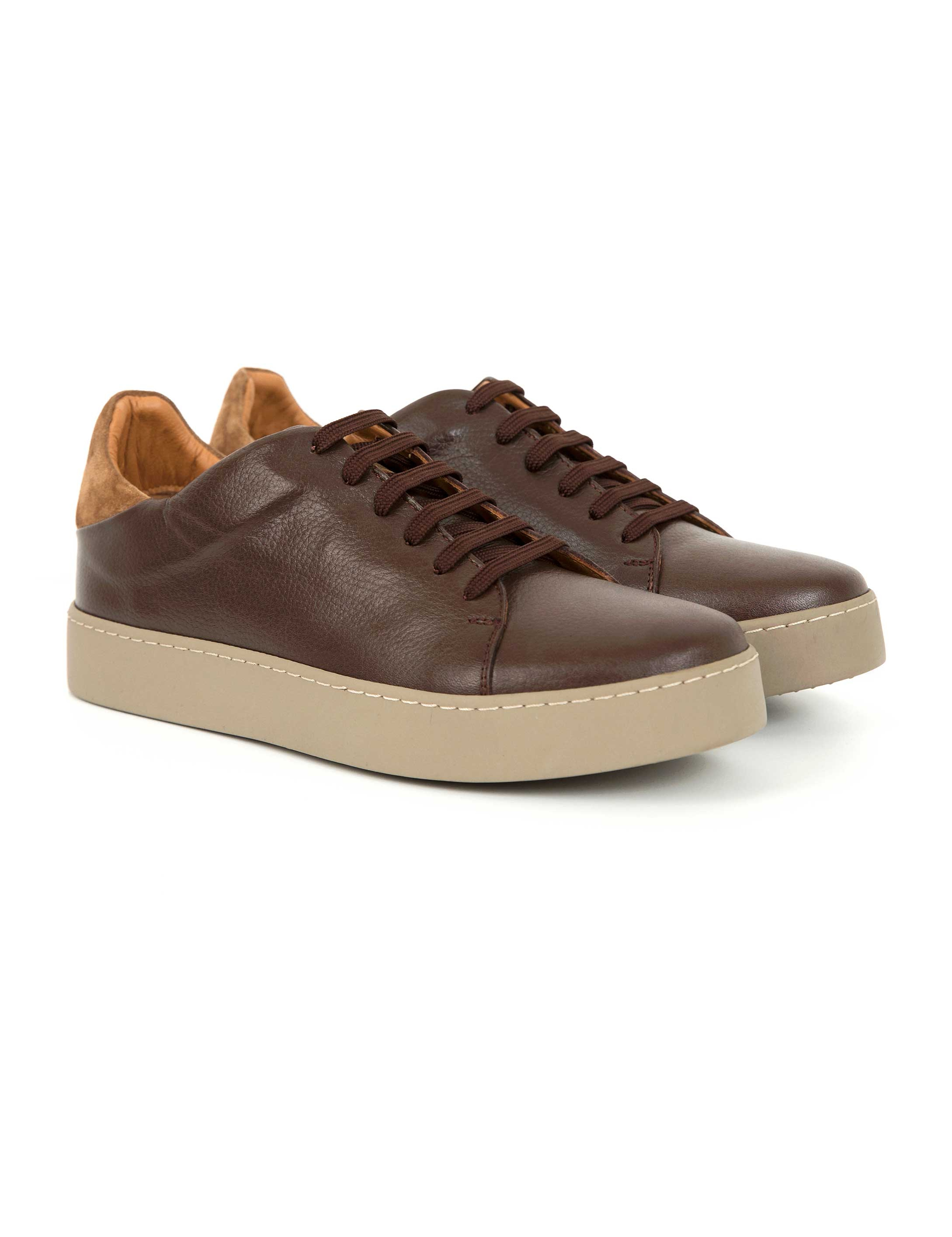 Kahverengi Sneakers Ayakkabı - Image 6