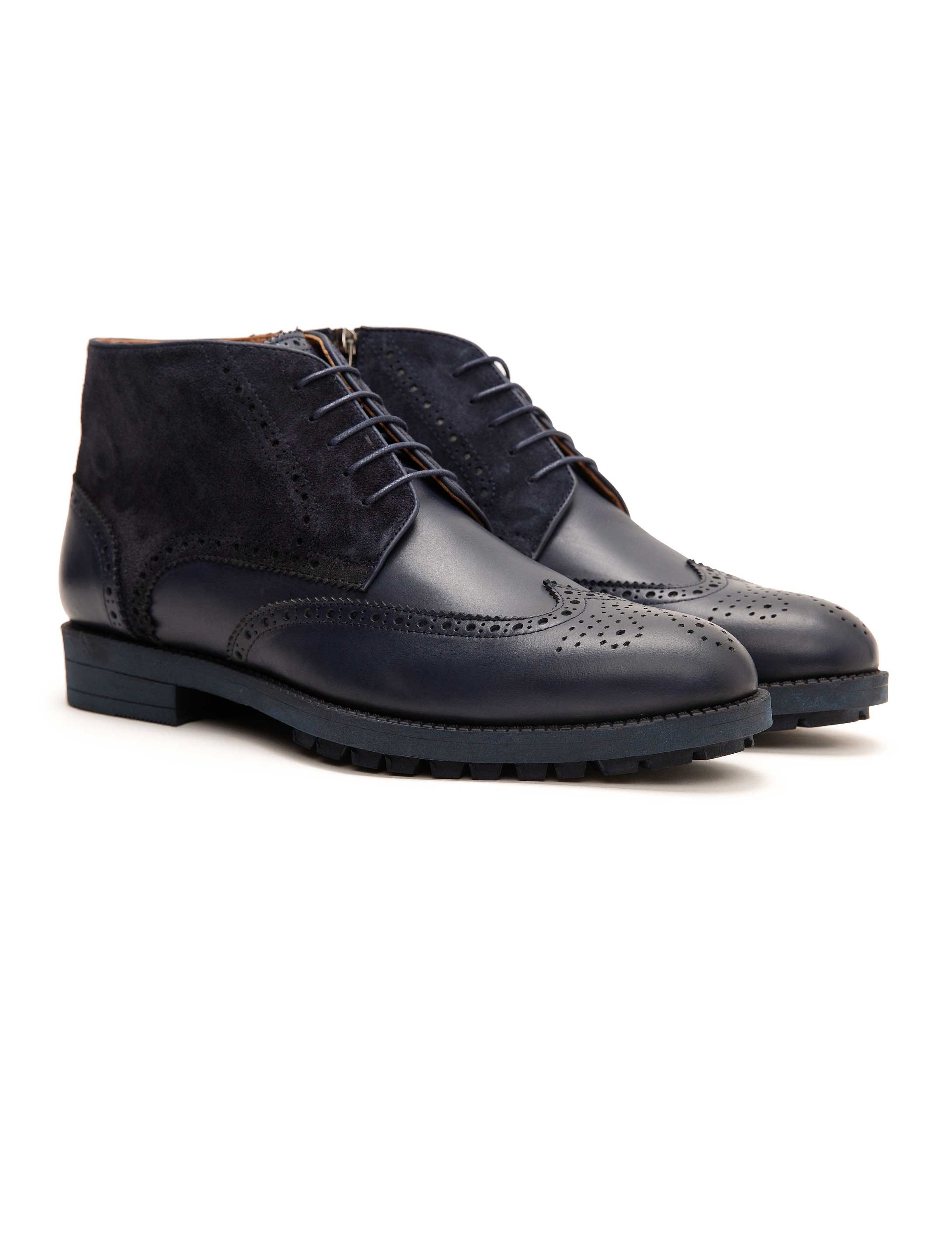 Lacivert Slim Fit Ayakkabı - Image 6