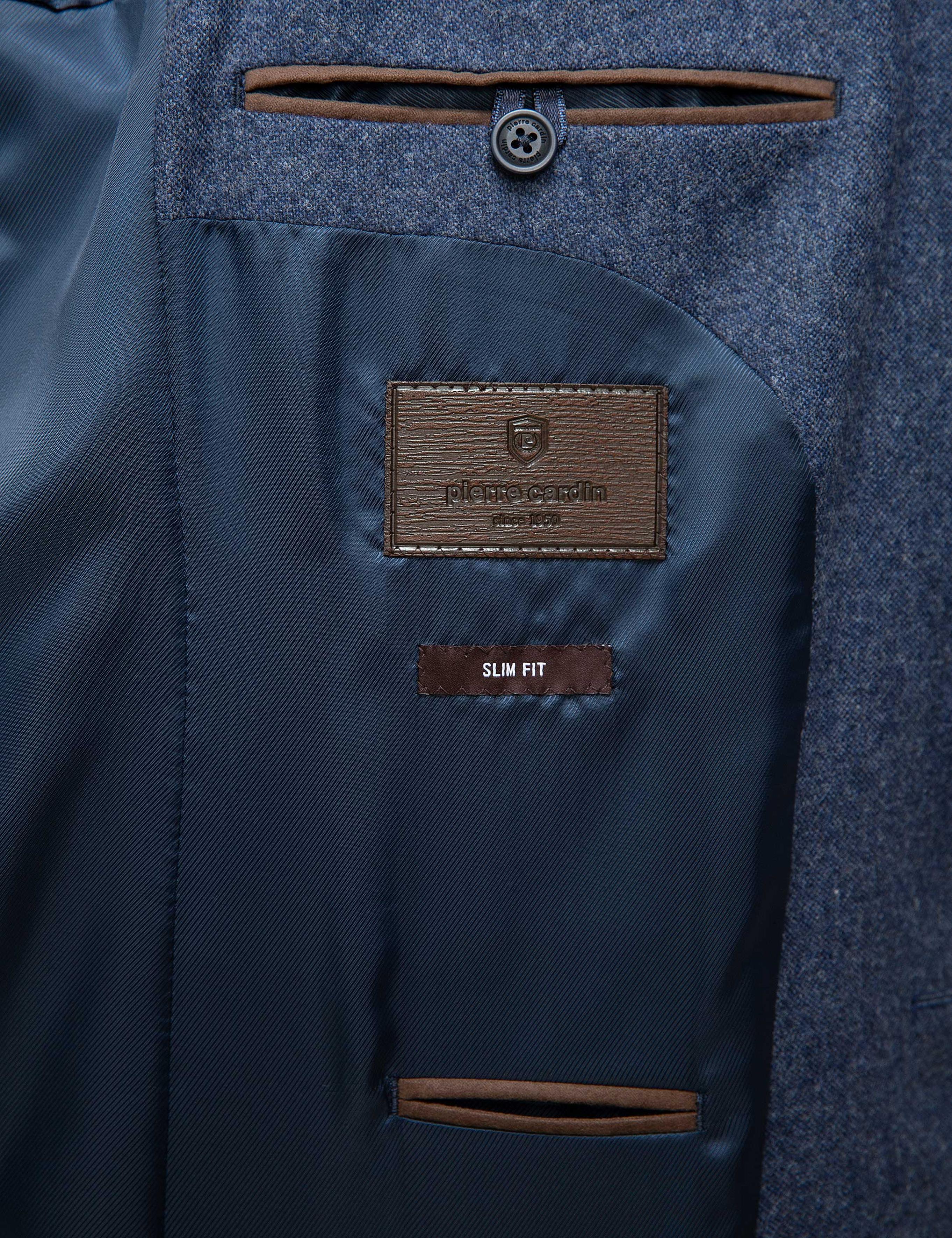 Açık Lacivert Slim Fit Ceket