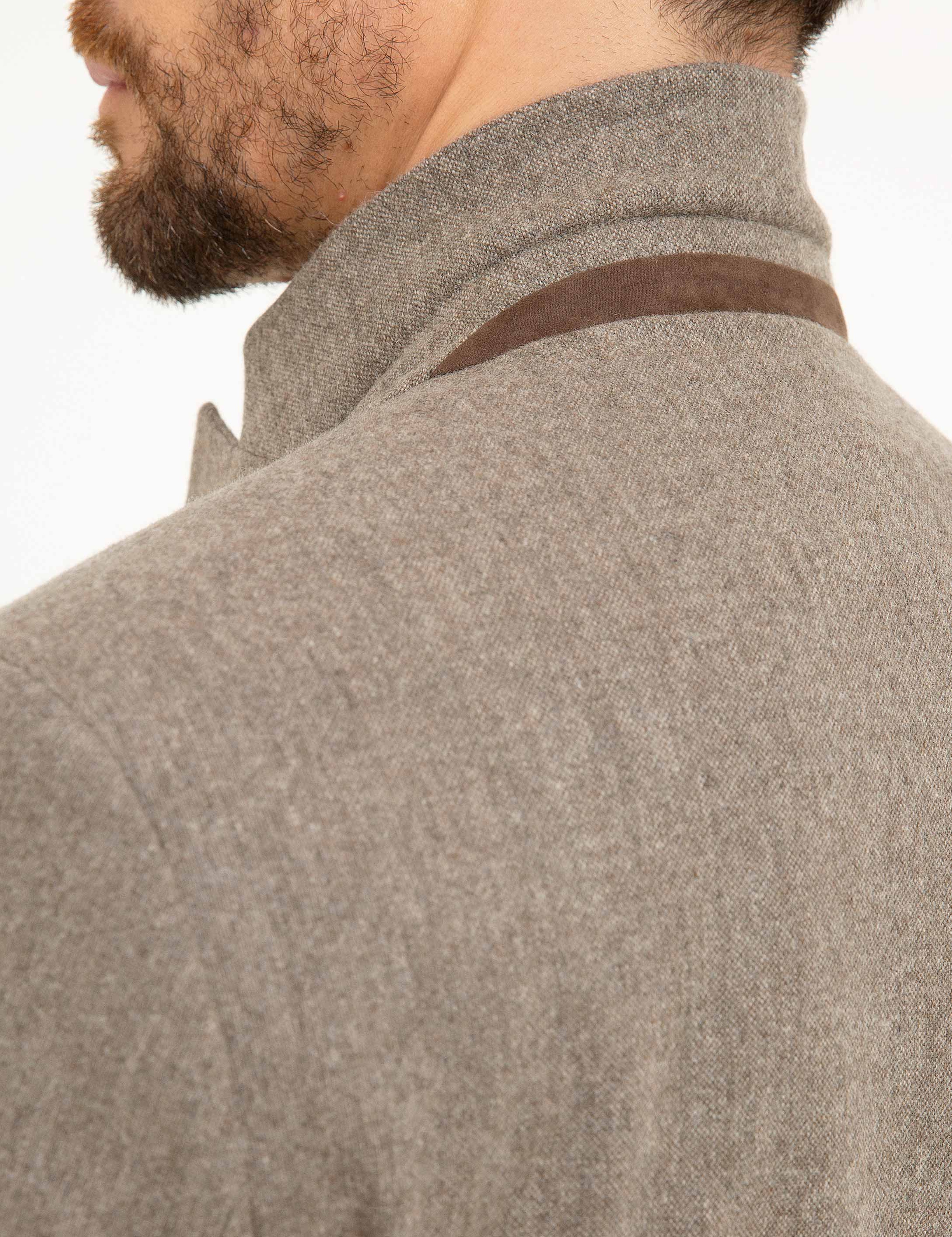 Açık Kahverengi Slim Fit Ceket - Image 6