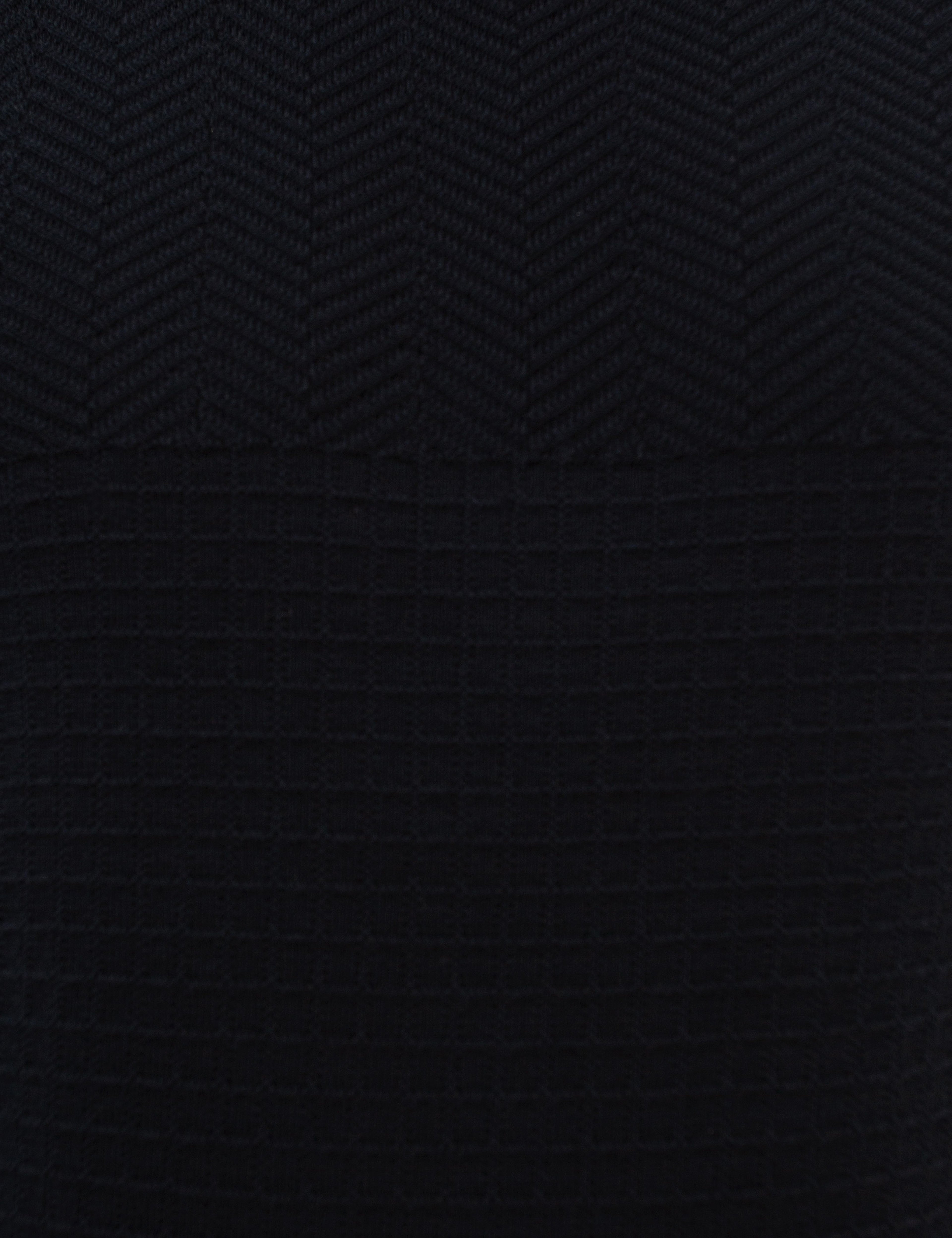 Koyu Lacivert Slim Fit Bisiklet Yaka Triko Kazak