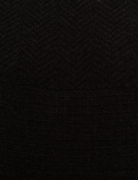 Antrasit Melanj Slim Fit Bisiklet Yaka Triko Kazak - 50208874031