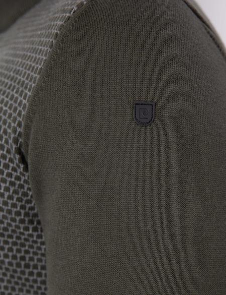 Haki Slim Fit Triko Kazak - 50208710026