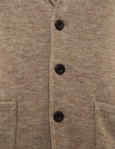 Bej Slim Fit Triko Hırka - 50208825026