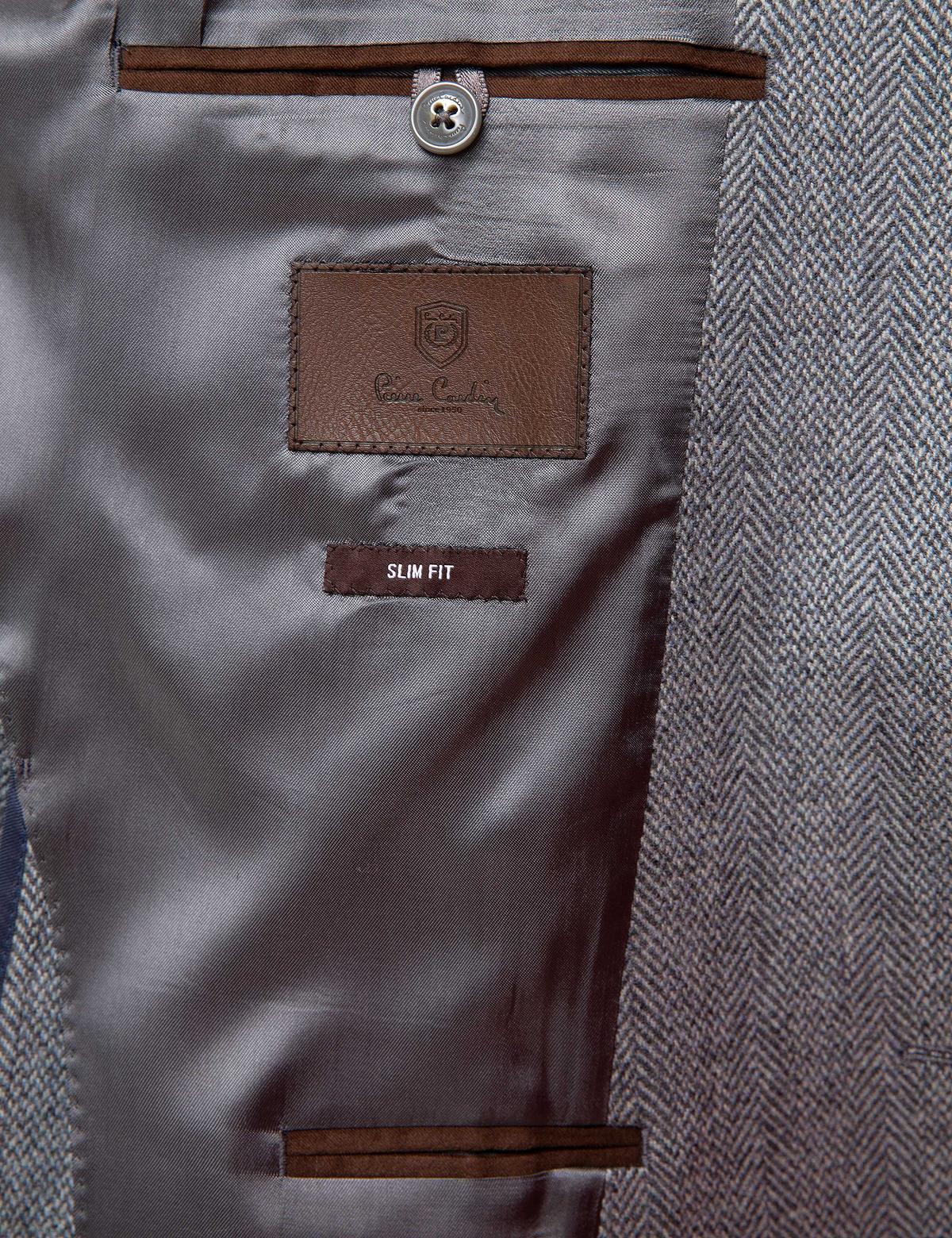 Gri Slim Fit Ceket - 50208894038