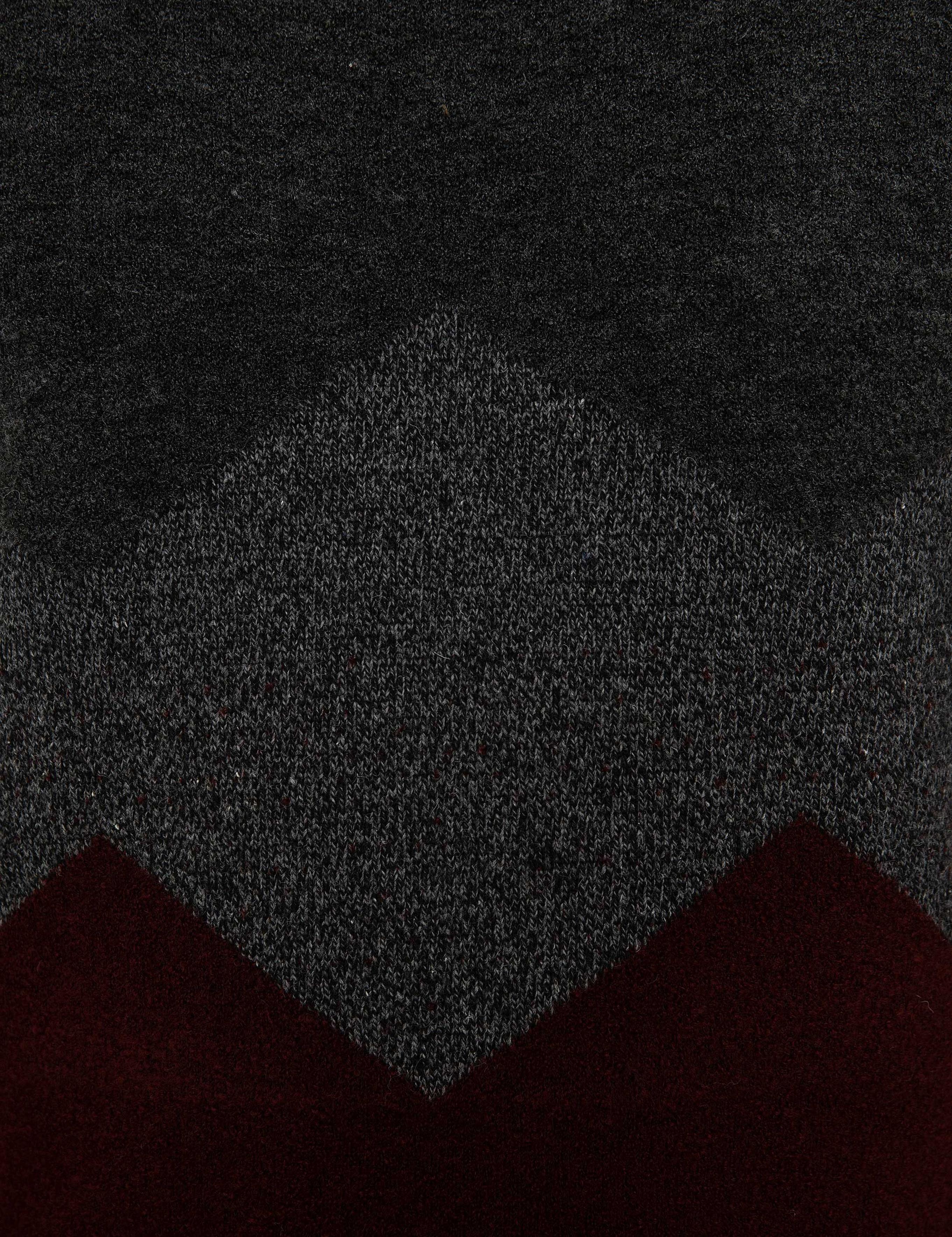 Koyu Gri Slim Fit Triko Kazak