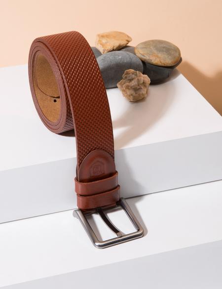 Kahverengi Denim Kemer - 50241342006