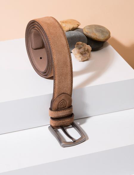 Kahverengi Süet Kemer - 50241346015