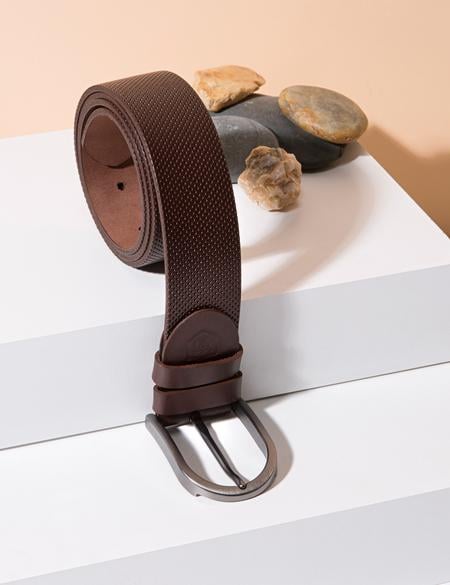 Kahverengi Denim Kemer - 50241273006