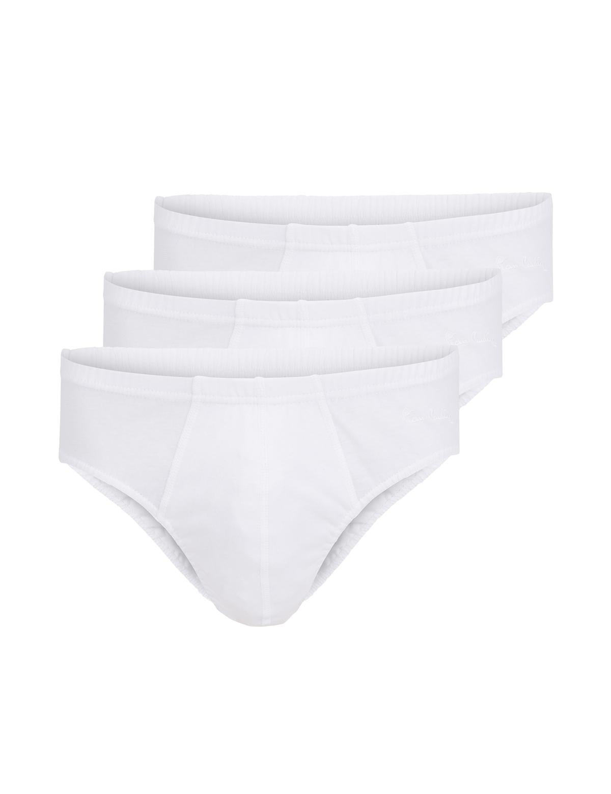 Beyaz 3'lü Slip Boxer