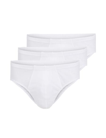 Beyaz 3'lü Slip Boxer - 50257028001