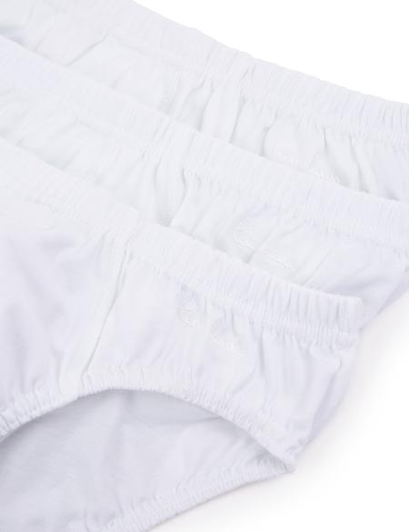 Beyaz 3'lü Slip Boxer - 50257028001