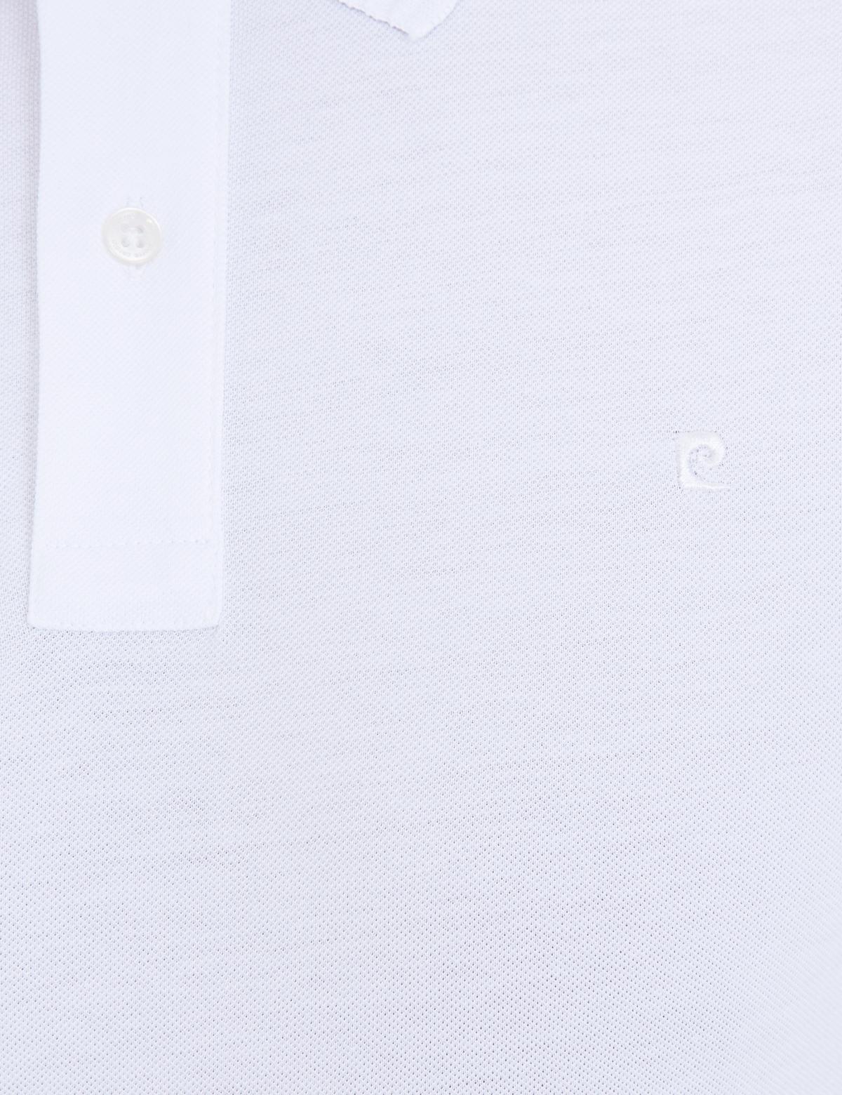 Beyaz Slim Fit Polo Yaka Basic Tişört - 50232382001