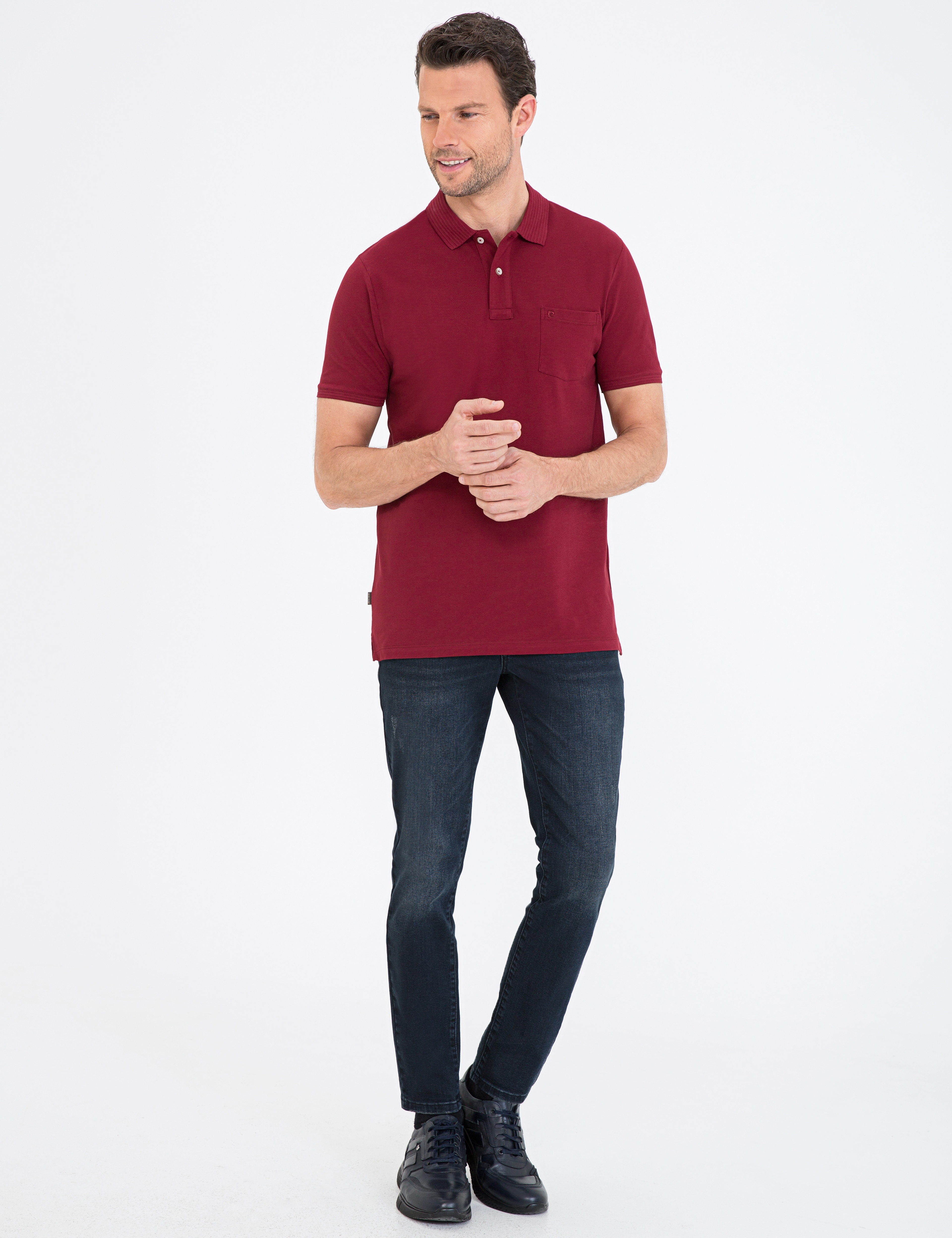 Bordo Regular Fit Basic Tişört
