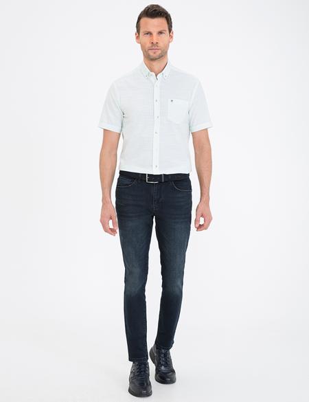 Açık Yeşil Regular Fit Kısa Kollu Gömlek - 50236009056
