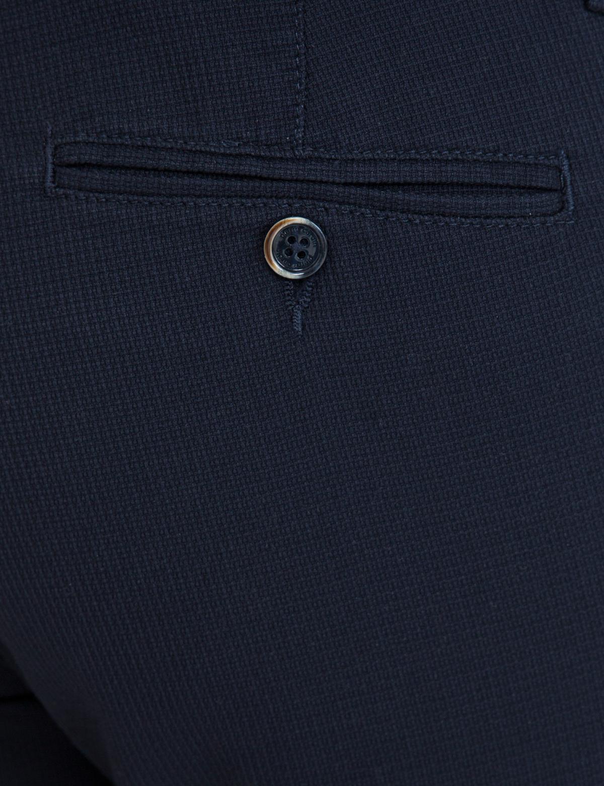 Lacivert Slim Fit Kanvas Pantolon - 50236096002