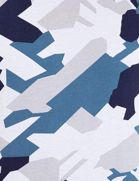 Koyu Mavi Slim Fit Bisiklet Yaka Tişört - 50232428158