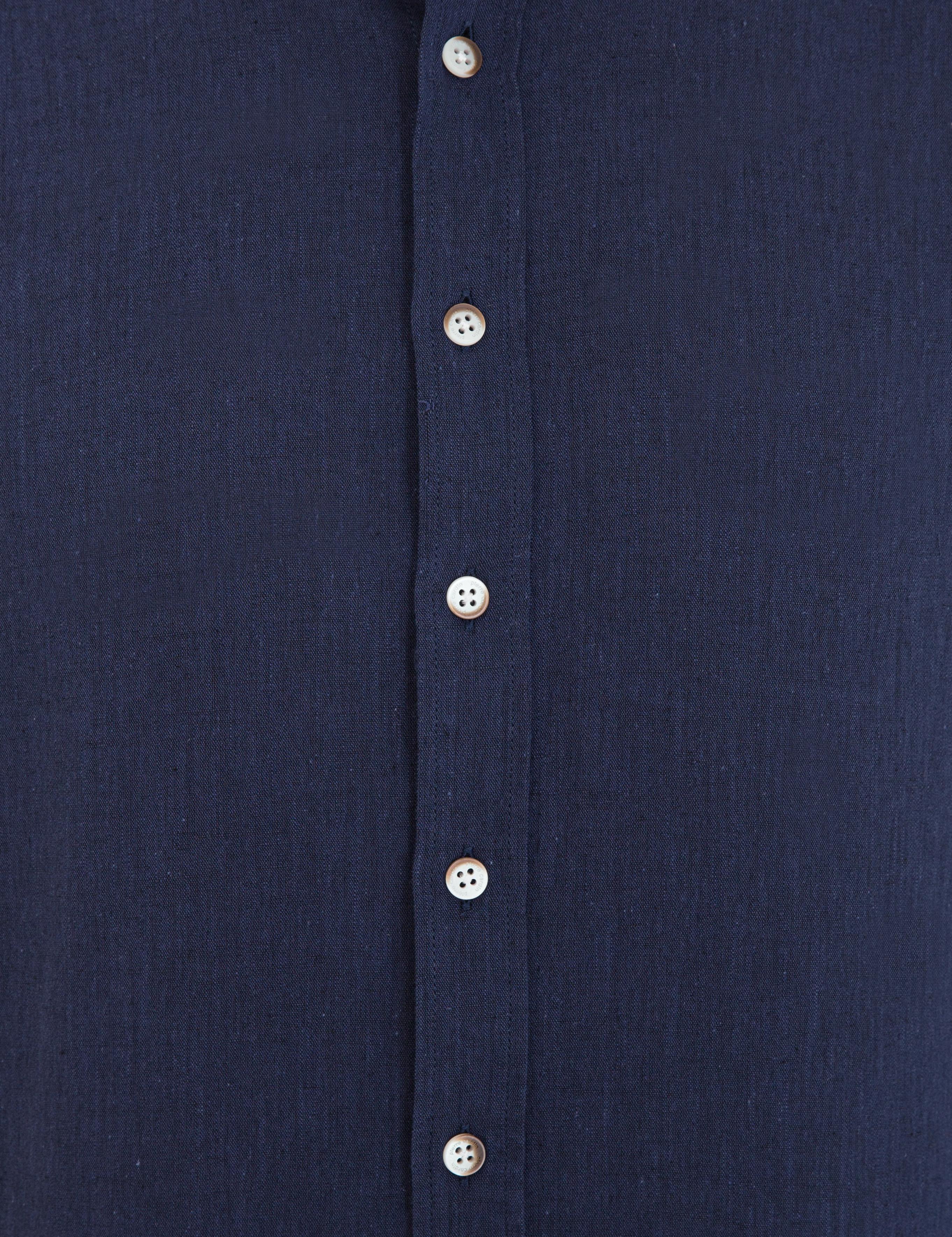 Lacivert Regular Fit Uzun Kollu Gömlek