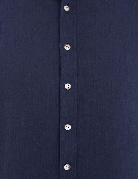 Lacivert Regular Fit Uzun Kollu Gömlek - 50235132080