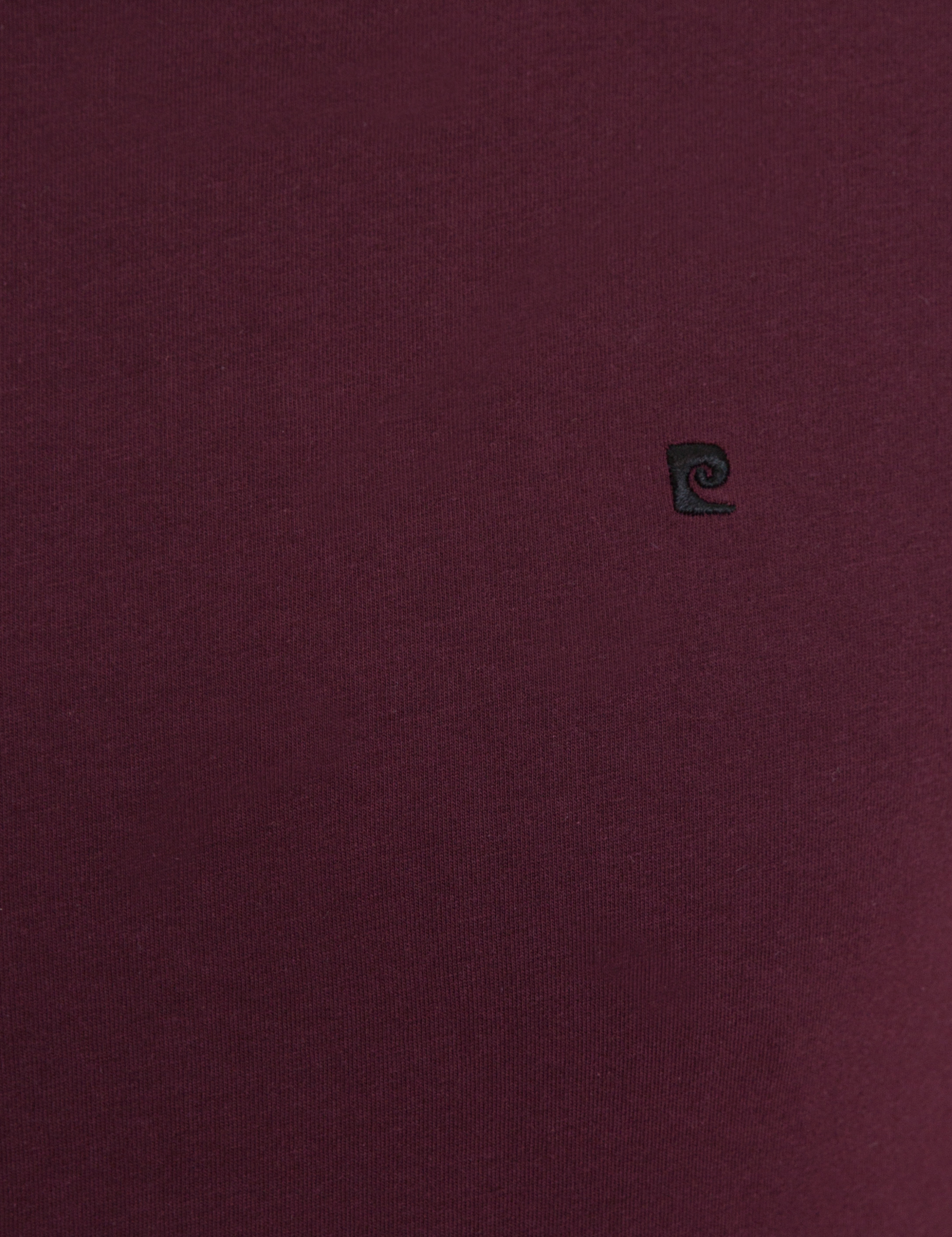 Bordo Slim Fit Bisiklet Yaka Basic Tişört - Image 5