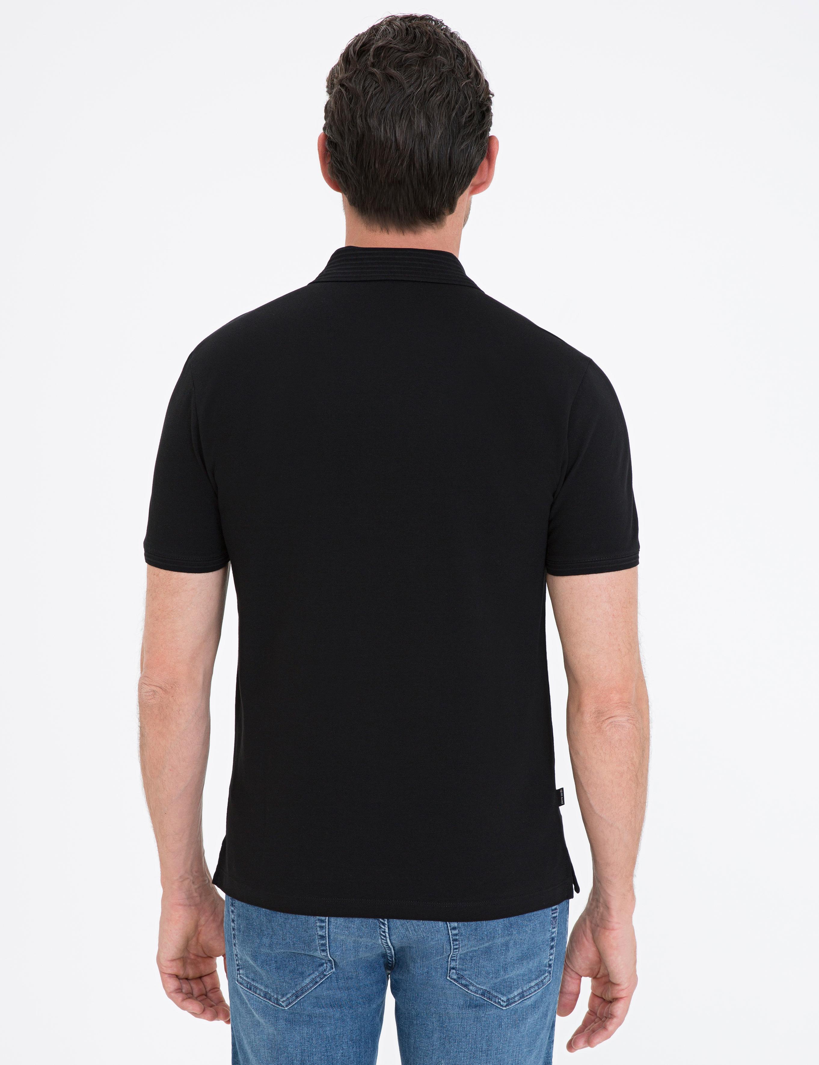 Siyah Slim Fit Basic T-shirt