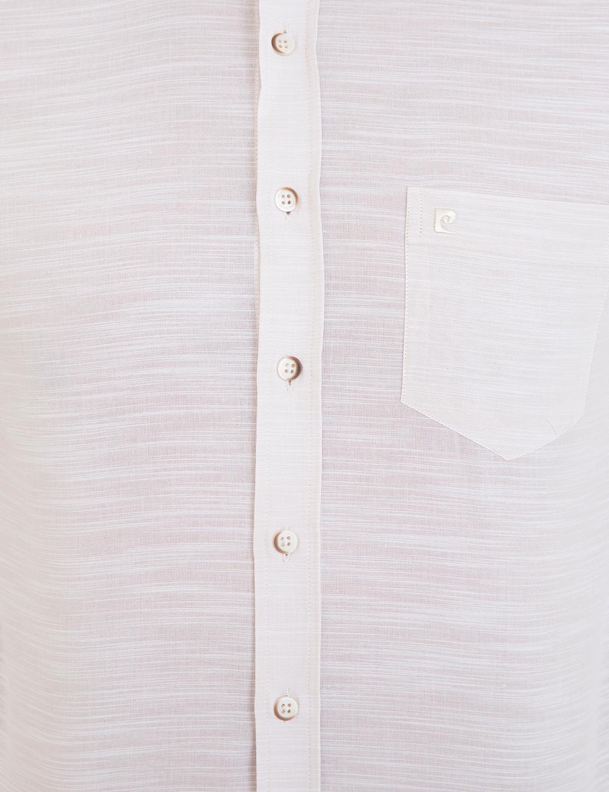 Bej Regular Fit Kısa Kollu Gömlek - 50236009028