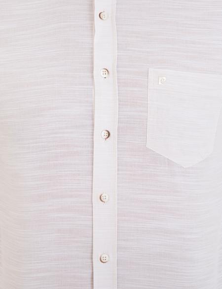 Bej Regular Fit Kısa Kollu Gömlek - 50236009028